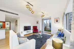 Contemporary & Roomy 2BR with Burj Khalifa view